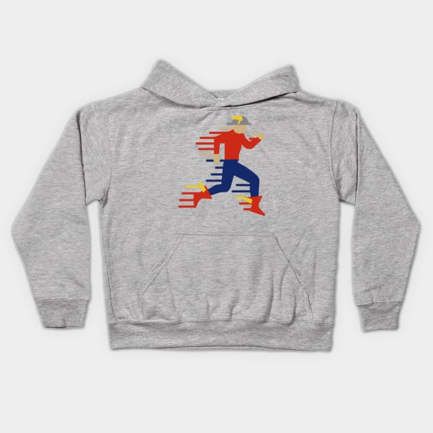 Jay Garrick Kids Hoodie by daftvader97